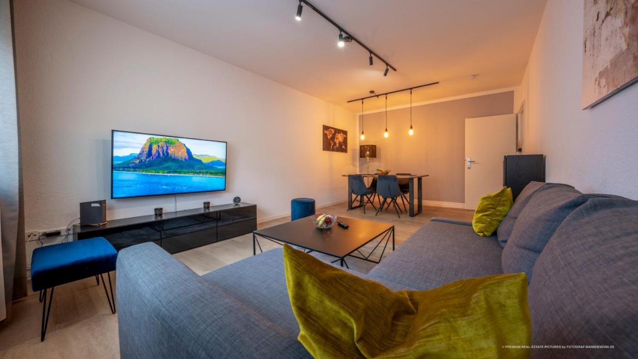 Flair: Stylisches Apartment - Netflix - Basf - Uni Mannheim ลุดวิกส์ฮาเฟน อัม ไรน์ ภายนอก รูปภาพ
